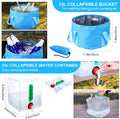 Camping Cookware Set, Gejoy 42 Pcs Camping Cookware Mess Kit, Non Stick Lightweight Pots Pan Kettle, Collapsible Water Container and Bucket