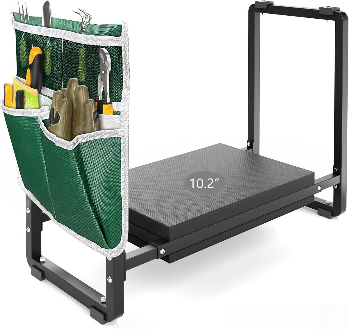 FLINTER Garden Kneeler & Seat, Garden Kneeler and Seat, 10.2" Wider Heavy Duty Thick Gardening Bench for Kneeling and Seat