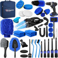 Qydipclin Car Cleaning Kit, 45Pcs Car Detailing Kit, Car Detailing Brush Set, Car Wash Cleaning Kit, Car Detailing Brushes