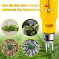wevgbv Stand Up Weed Puller, Electric Weed Puller Tool Compatible with Dewalt 20V Max Battery, Stand-Up Weed Puller Tool 3-Claw Steel Head