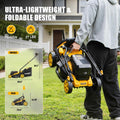 Houselife 40V Cordless Lawn Mower Compatible with Dewalt 2x20V MAX Battery, 14 Inch Electric Lawn Mower with 35L Grass Bag
