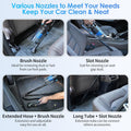 NIKCOSMK Car Cleaning Kit, 17pcs Car Detailing Kit Interior Cleaner, Car Interior Cleaning Kit with Handheld Car Vacuum, Car Detailing Brushes
