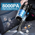 NIKCOSMK Car Cleaning Kit, 17pcs Car Detailing Kit Interior Cleaner, Car Interior Cleaning Kit with Handheld Car Vacuum, Car Detailing Brushes