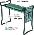 Abco Tech Garden Kneeler & Seat, Garden Kneeler And Seat, Protects Your Knees, Clothes From Dirt & Grass Stains, Foldable Stool For Ease Of Storage