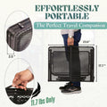 Camping Furniture, Folding Table w/ Carry Bag, Paper Towel Holder, Garbage Holder, Wing Panels, 3x2 FT Foldable Table for Portable Grill, Picnic