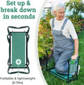 Abco Tech Garden Kneeler & Seat, Garden Kneeler And Seat, Protects Your Knees, Clothes From Dirt & Grass Stains, Foldable Stool For Ease Of Storage